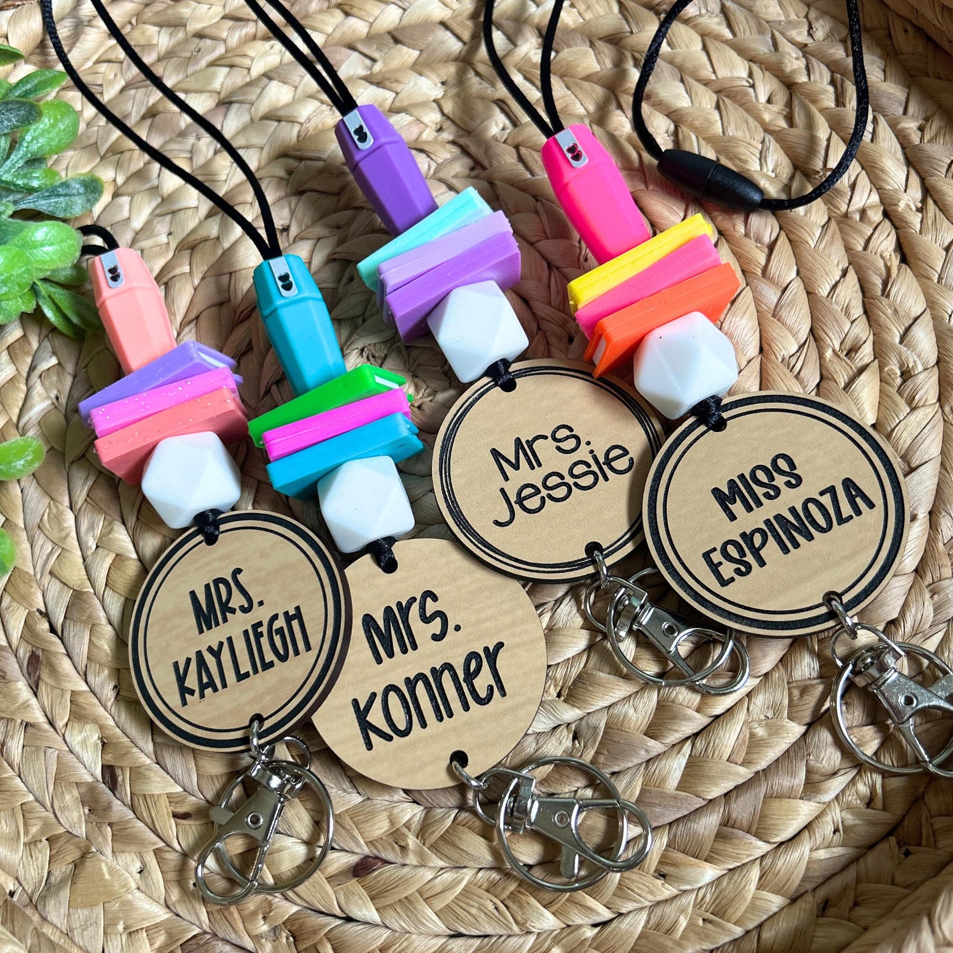 flair pen Teacher Lanyard, Book Lanyard, Gift for Educators, Custom teacher lanyard, personalized teacher gift