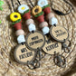 Flower Teacher Lanyard, Book Lanyard, Gift for Educators, Custom teacher lanyard, personalized teacher gift, Sunflower, Daisy Lanyard