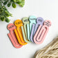 Jumbo Acrylic Paperclips, Teacher Gift • Bookmark • Planner Accessory, Pastel Paper Holder, office accessory, acrylic, bookmark, Paper Clips