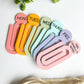 Jumbo Acrylic Paperclips, Teacher Gift • Bookmark • Planner Accessory, Pastel Paper Holder, office accessory, acrylic, bookmark, Paper Clips