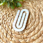 Jumbo Acrylic Paperclips, Teacher Gift • Bookmark • Planner Accessory
