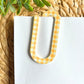 Jumbo Acrylic Paper clips, Vintage Pattern, Floral Paperclips, Back to School, Teacher Gifts, Office Supplies, bookmark, sunflower