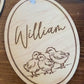 Egg Easter Basket Tag, Kids basket keychain, Easter Label, Easter, Bunny tag, goose, bow tag, chick basket tag