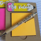Post It Note Holder, Teacher Gift, Custom Pen, Personalized Teacher Gift, Pencil, Back to School