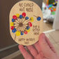 Mothers Day Magnet, Mothers Day Gift, Finger Print Magnet, We could not wish, Grandkid gift, Grandma Gift