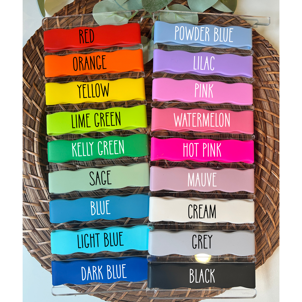 Team Order of Cup Band Labels